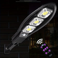 Outdoor Solar Street Lights with Remote Control - Intelligent Induction