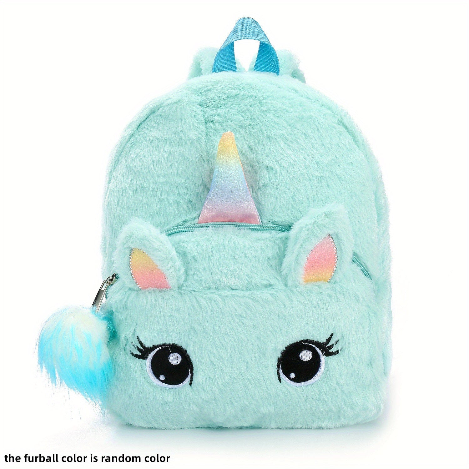 European Unicorn Plush Backpack for Toddlers