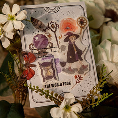 10pcs Scrapbooking Stamping Stickers DIY Decorative Backing Paper