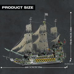 Large Sailboat Building Block Kit - Building Block Model Ornaments