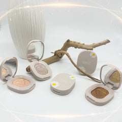 Glitter Eyeshadow Powder Compact Pearly Polarized Monochromatic Eyeshadow