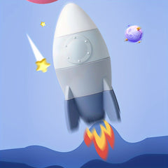 Silicone Rocket Stacking Toy for Toddlers