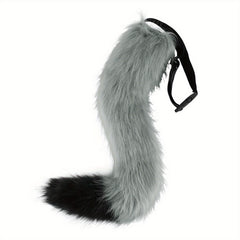 Adjustable Plush Beast Tail for Cosplay Party Props