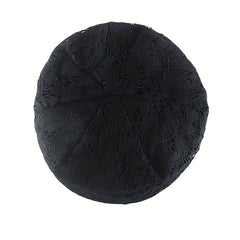 Lace Flower Beanie Elastic Lightweight Skull Cap