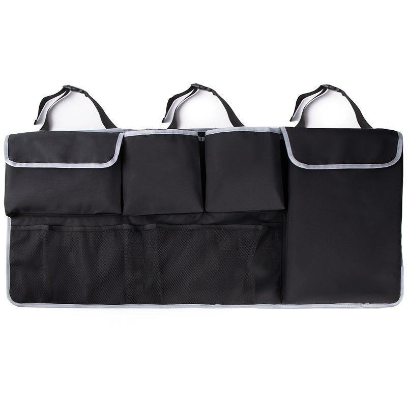 1pc Universal Car Organizer Trunk Storage Bags Seat Back Mesh Net Pocket Bags