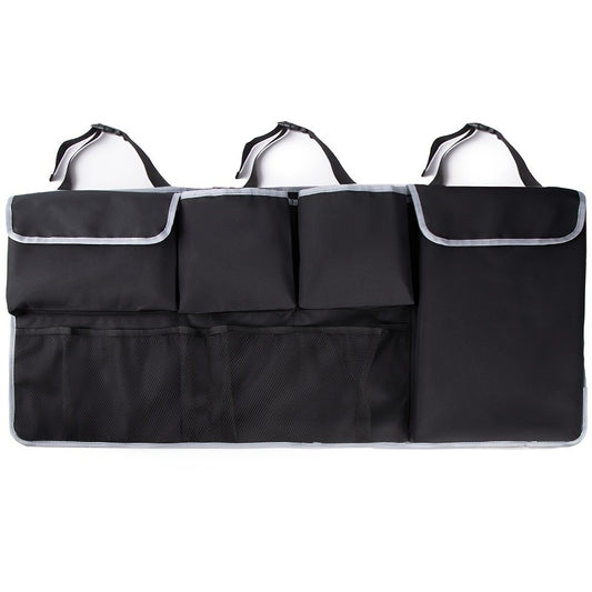 1pc Universal Car Organizer Trunk Storage Bags Seat Back Mesh Net Pocket Bags