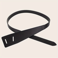 Knotted PU Leather Belt Casual Wide Coat Dress Girdle For Women