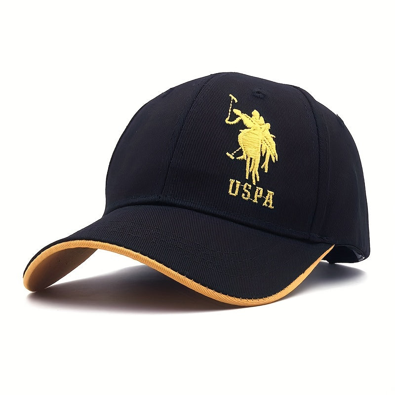 Embroidered Baseball Cap Sun Protection Adjustable Sports Hat for Men and Women