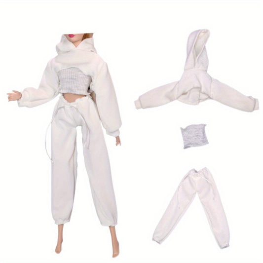 Doll Clothes Set 11.5 Inch Doll Party Wear Dress Gown Shirt Pants Outfit