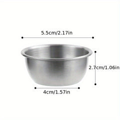 4pcs Stainless Steel Sauce Cup for Sushi & Steak