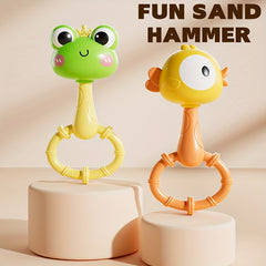Frog and Duck Hand Bell Toys for Babies