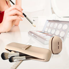 Silicone Makeup Brush Holder Waterproof Case for Women and Girls