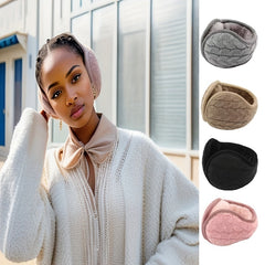 Foldable Fleece Earmuffs, Cold Weather Protection, Winter Outdoor