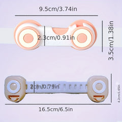 Child Safety Lock Buckle for Doors and Drawers