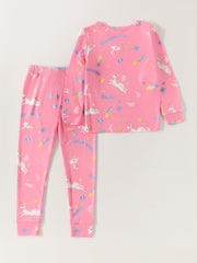 Girls Unicorn Pajamas Set, Perfect for Autumn & Spring