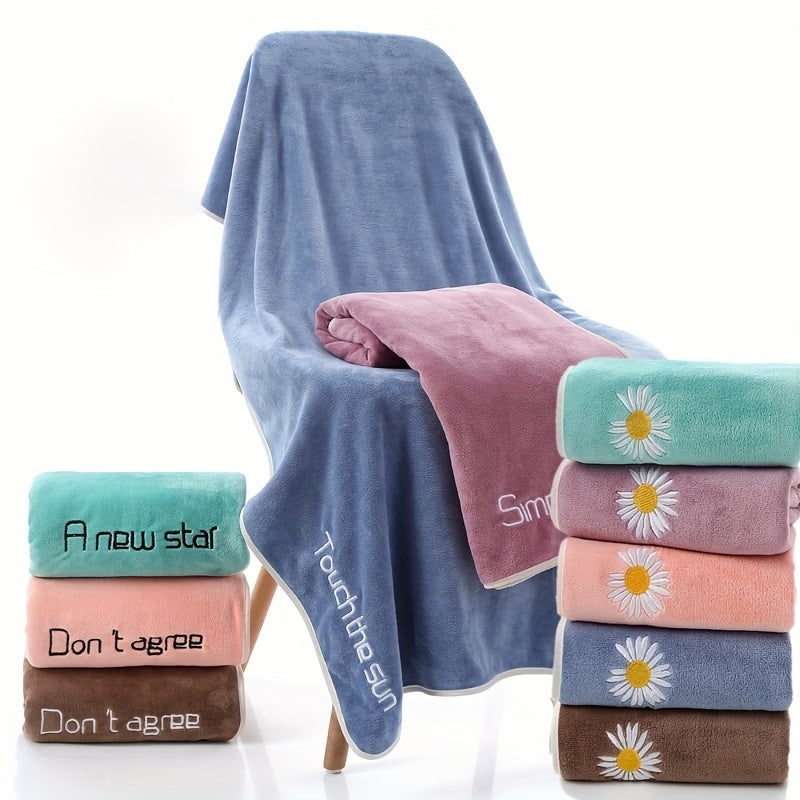 Adult Microfiber Quick Dry Bath Towel 139x68cm Strong Water Absorption