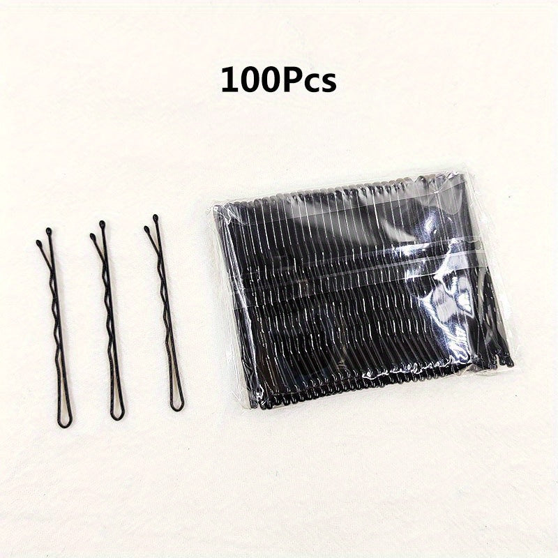 100Pc Bobby Pin Metal Hair Clip Hair Style Making