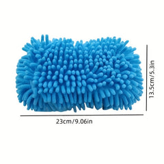 Chenille Car Wash Sponge Gloves Bear Paw