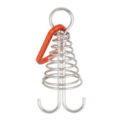 Adjustable Anchor Pegs with Carabiner - Camping and Outdoor Activities