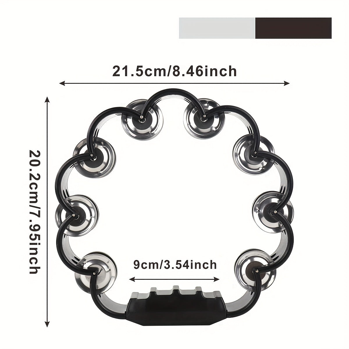 Plastic Tambourines for Adults Flower Shape Percussion Drum
