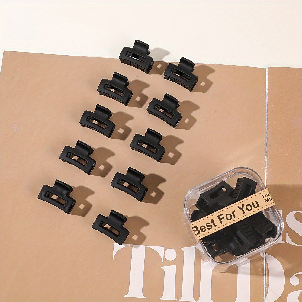 10pcs Cartoon Hair Claw Banana Clip Non Slip Hair Accessory