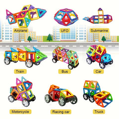 Magnetic Building Blocks Set for Kids 3D Puzzle Toy