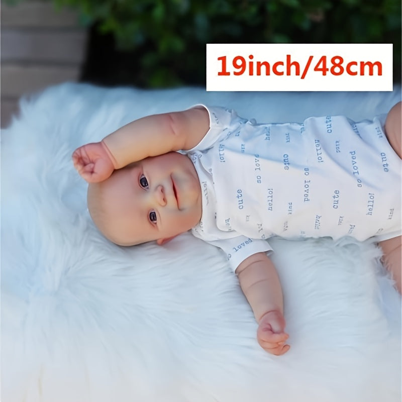 19inch Cloth Body Doll w/ Hand-painted Head