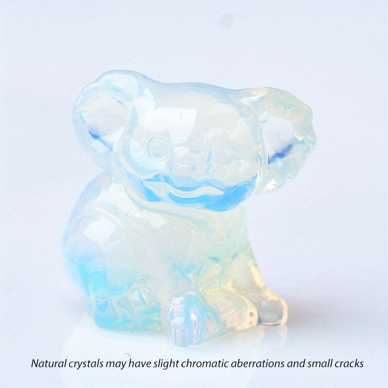 Crystal Carved Koala Stone For Healing Home Decor