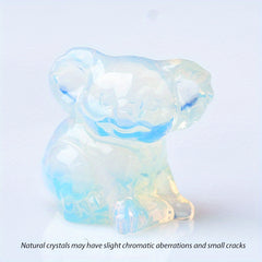 Crystal Carved Koala Stone For Healing Home Decor