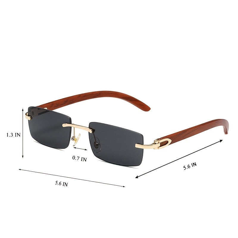 Vintage Square Sunglasses for Women