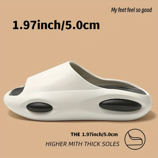 Men's Chunky Slip On Slides With Assorted Colors Outdoor Slippers