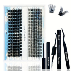 DIY Eyelashes Extension Kit With Lash Bond And Seal Mascara