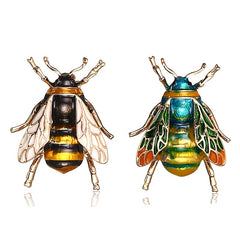 Colorful Bee Shape Brooch Animal Insect Theme Corsage Pin 1 Pc