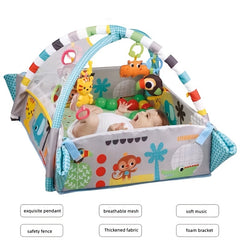 5-in-1 Jumbo Musical Activity Gym Ball Pit Play Mat for Babies