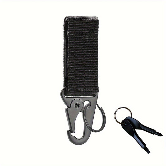 3pcs Metal Carabiner Key Chain Set with Multifunctional Screwdriver