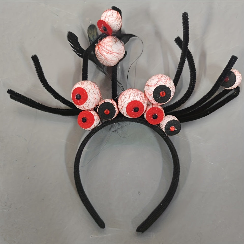 Halloween Ghost Hair Hoop Devil Headband Eyeball Headband