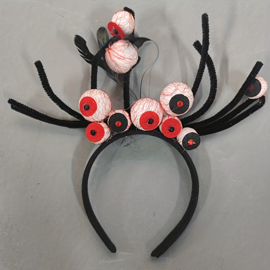 Halloween Ghost Hair Hoop Devil Headband Eyeball Headband