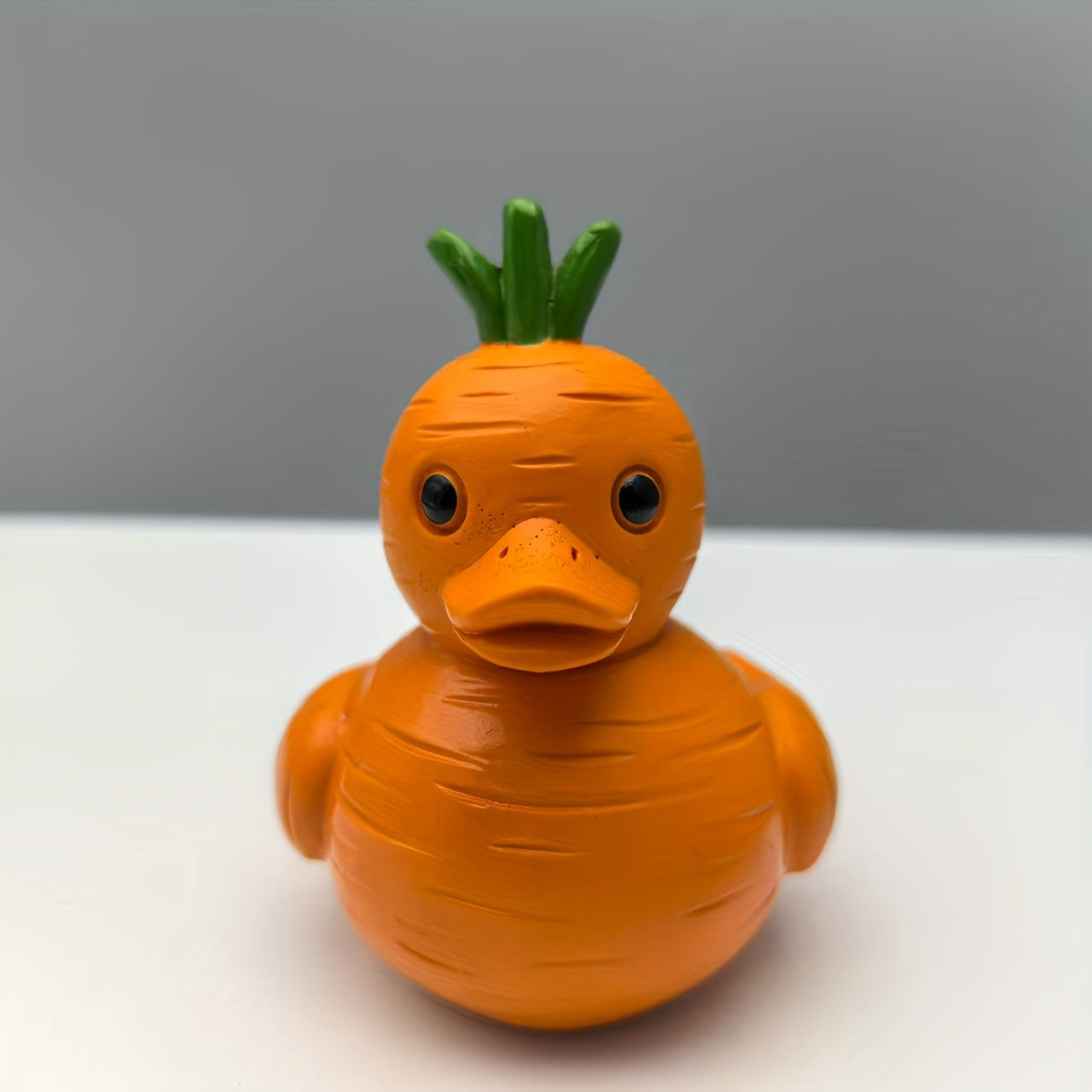 Carrot Duck Resin Ornament for Home Decoration