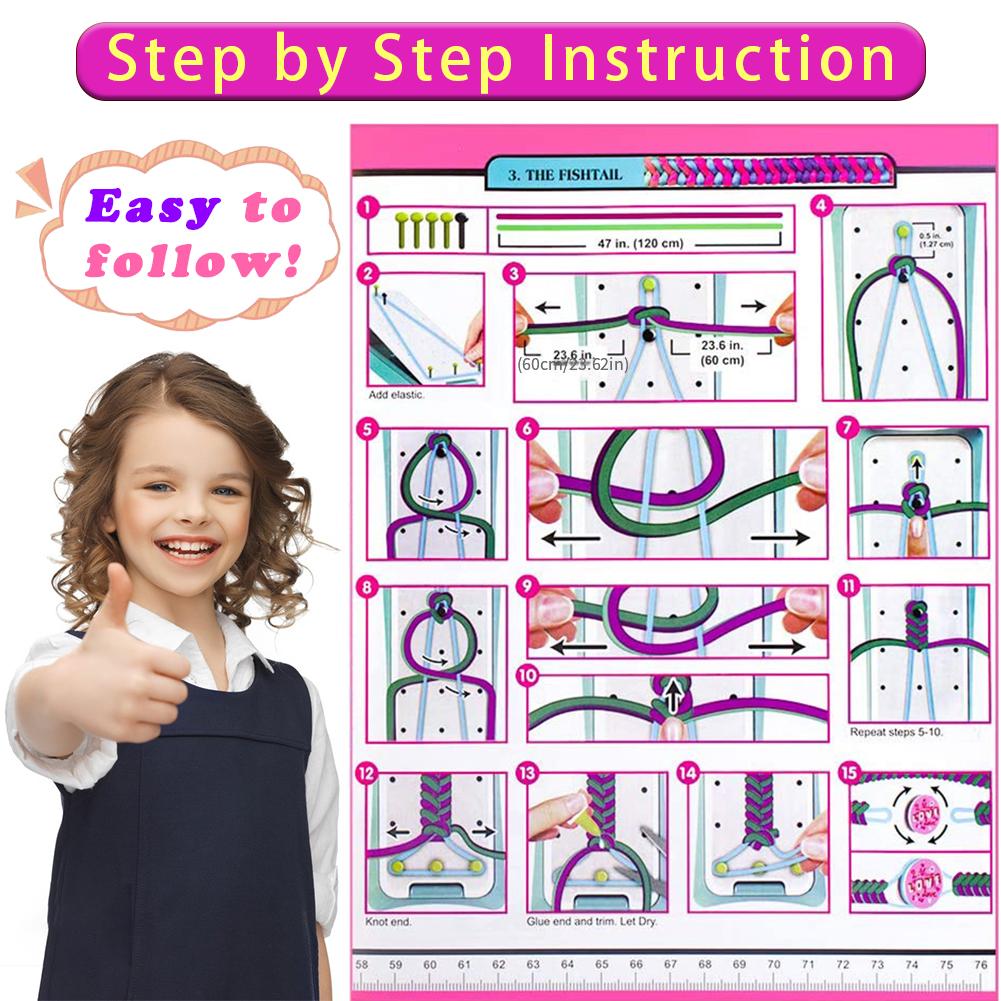 DIY Braid Bracelet Making Kit - Arts And Crafts Jewelry