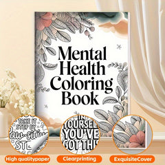 Mindful Phrases Adult Coloring Book: Stress Relief Designs