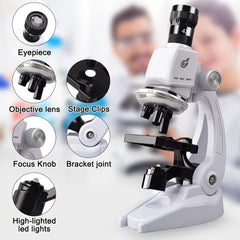 1200x Magnifying Microscope Portable Mini Model Children's Toy