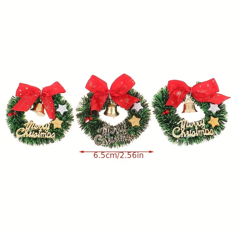 Dollhouse Christmas Garland Wreath Model for Doll House Decor