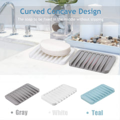 Extend Soap Life Self Draining Soap Dish Easy to Clean Bathroom Accessories