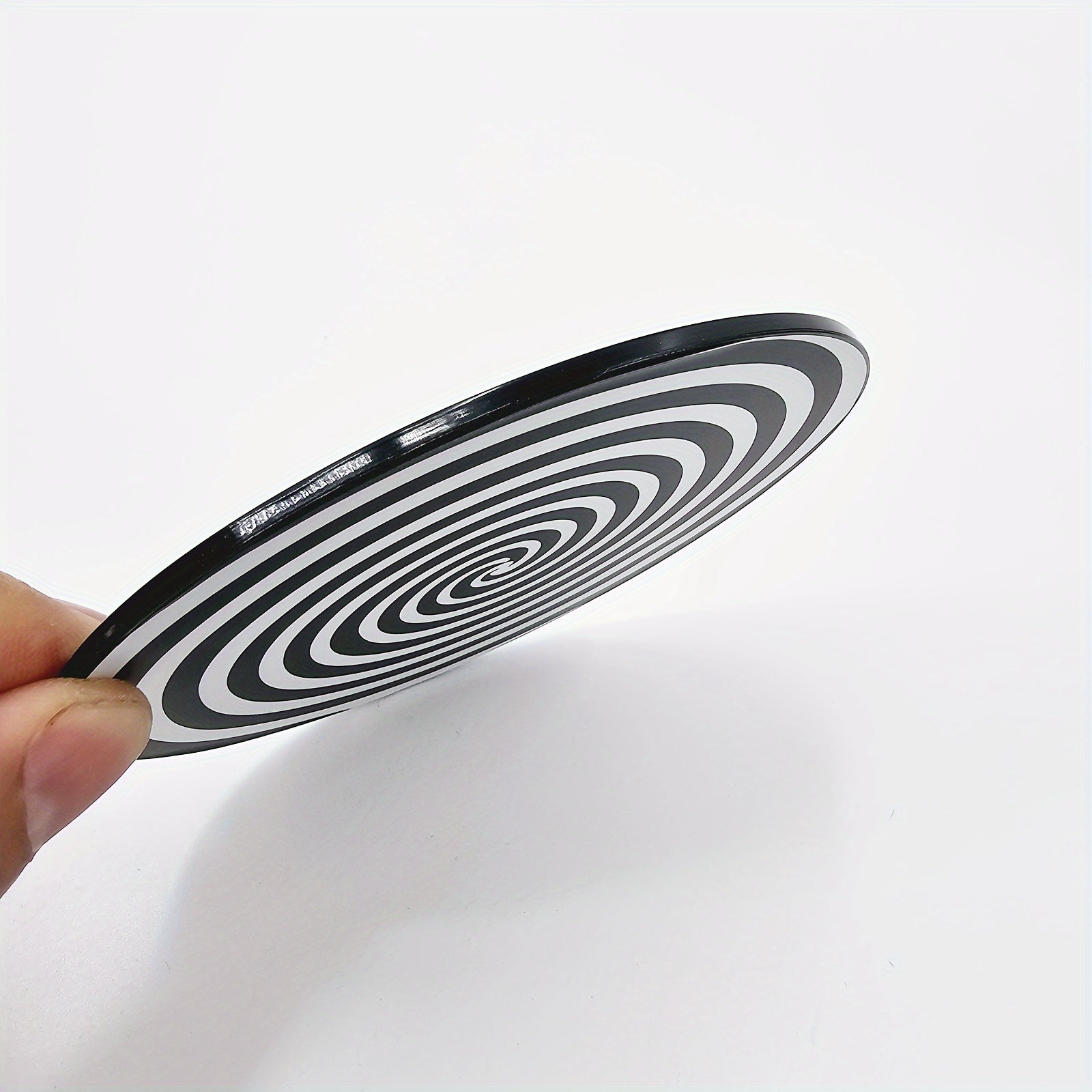 Hypnotic Illusion Disc Toy Spiral Stage Performance Prop
