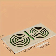 Wooden Maze Fun Puzzle Toy for Kids