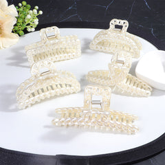 Chain Hair Claw Clip Women's Hair Clip Clear Hair Claws Hair Claw Hair Clip