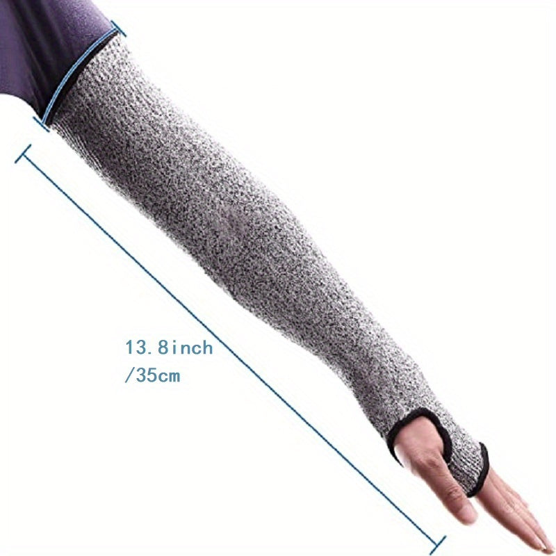 Anti Cut Sleeves with Thumb Holes Arm Protection