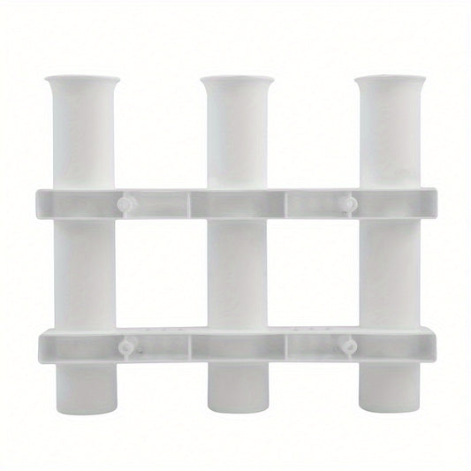Portable Fishing Rod Holder Three Tube Plastic Bracket Tackle