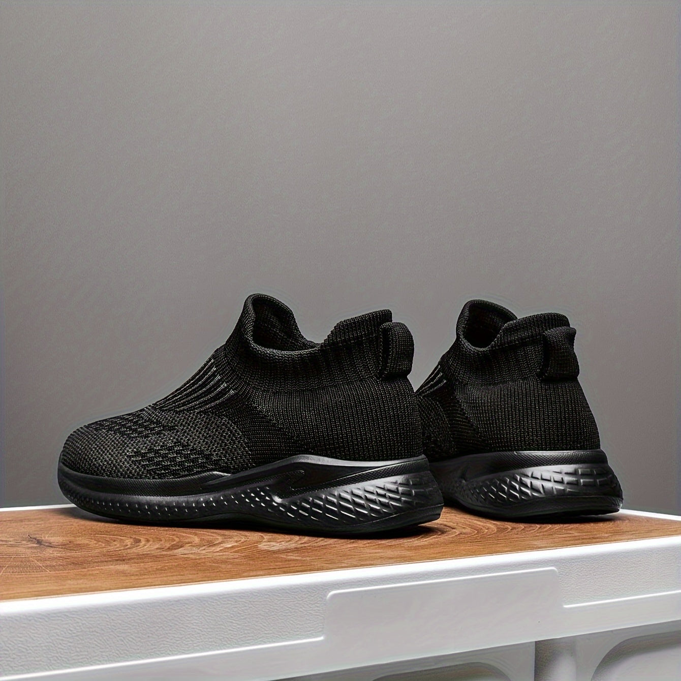 Girl's Slip On Sock Shoes Breathable Non Slip Sneakers