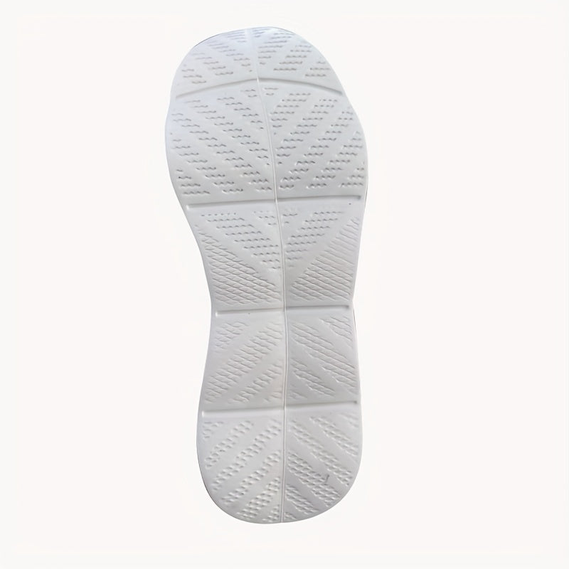 Men's Blade Sneakers Letter Print Lace Up Knitted Shoes